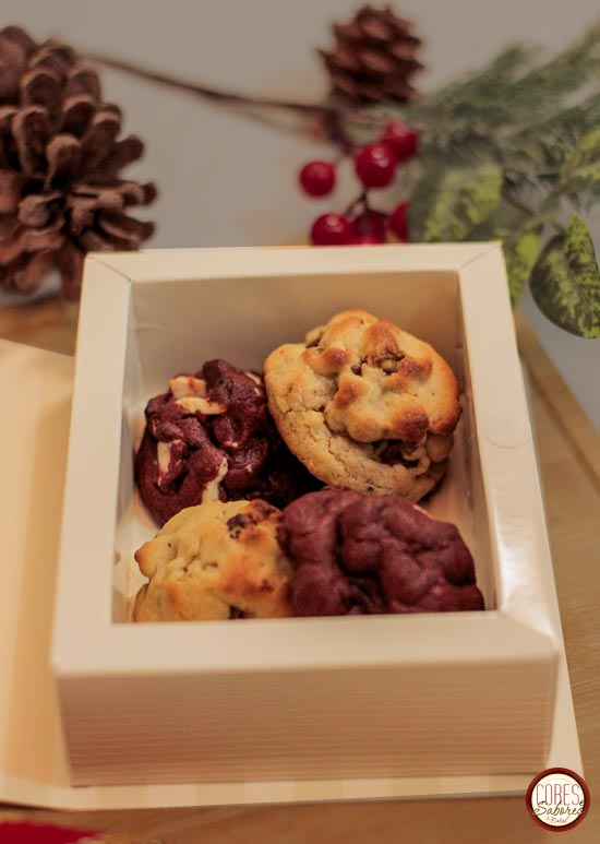 Caixa Livro com 4 Mini Cookies Especiais